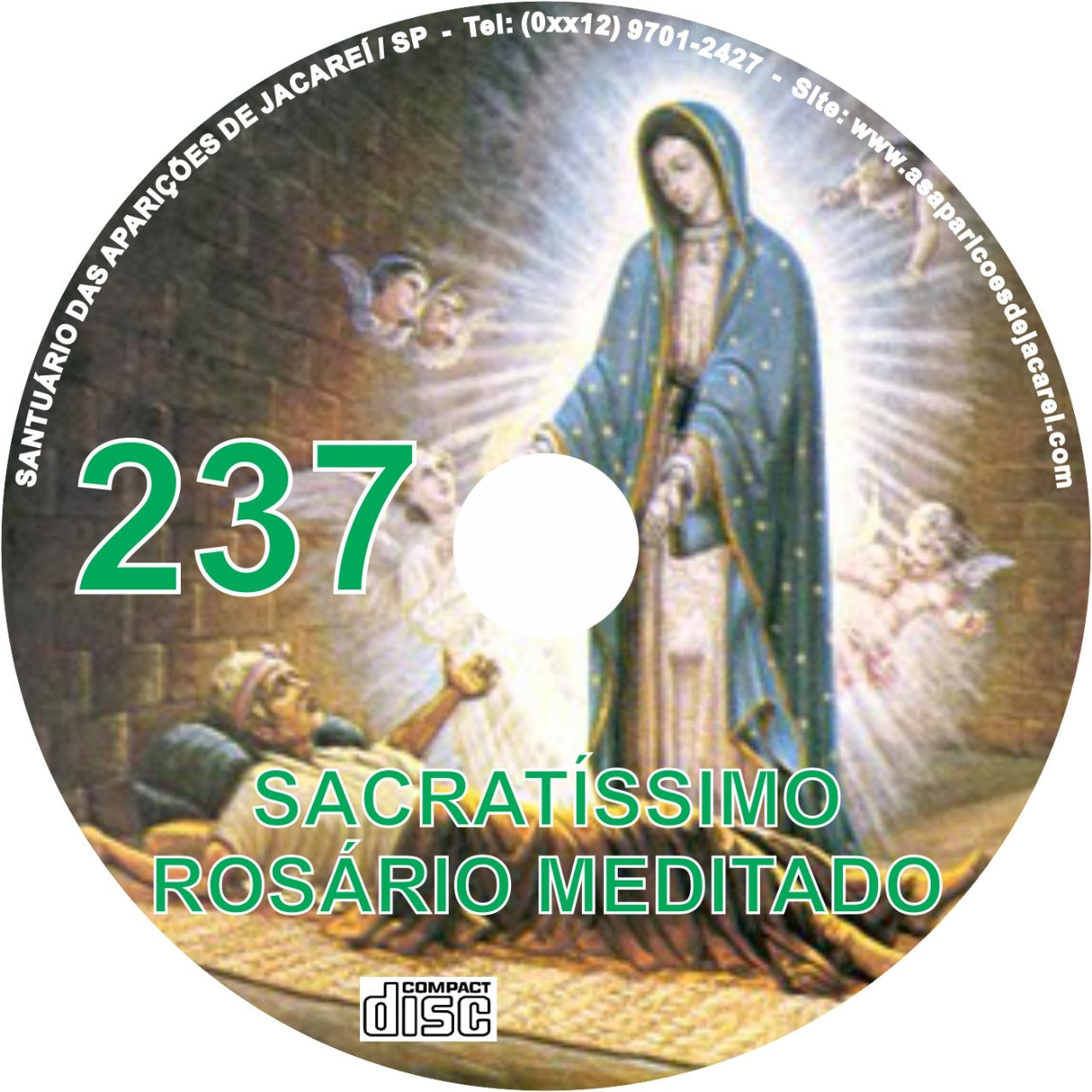 CD Rosário Meditado 237 CD Rosário Meditado 237